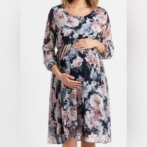 Pinkblush Floral Maternity Dress